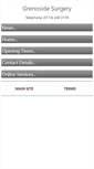 Mobile Screenshot of grenosidesurgery.com